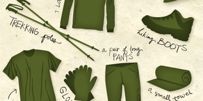 The Alps Hiking Packing List {Infographic}