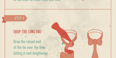 How to Tie a Bow Tie {Infographic}