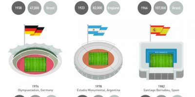 World Cup Final Stadiums Infographic