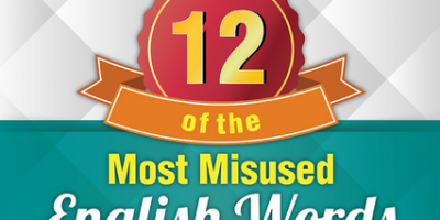 Misused English Words Infographic