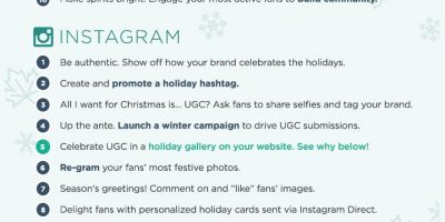 Social Media To-Dos for the Holiday Season {Infographic}