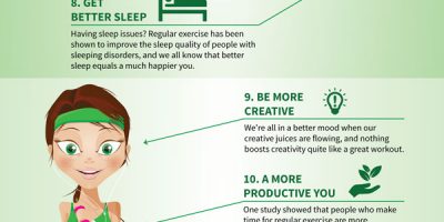 16 Ways Exercise Makes You a Happier Person {Infographic}