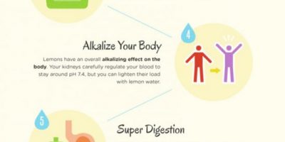 Benefits of Drinking Lemon Water {Infographic}