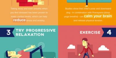 8 Techniques To Reduce Stress {Infographic}