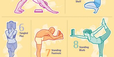 Yoga Poses for Book Lovers [Infographic]