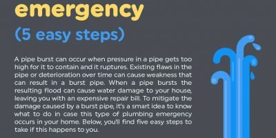 How to Handle a Burst Water Pipe Emergency [Infographic]