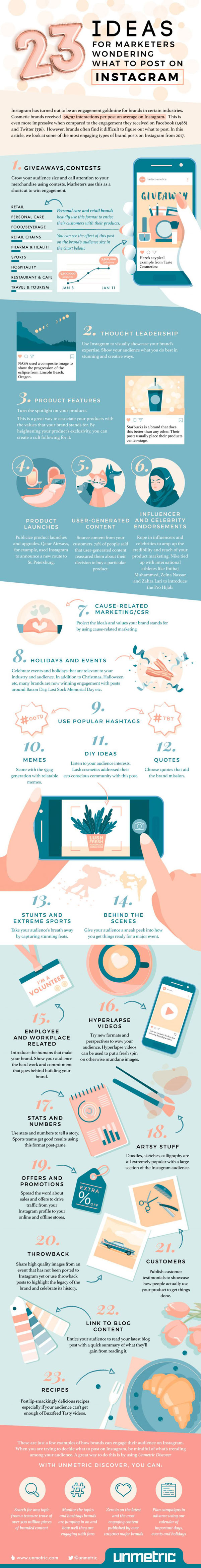 23 Instagram Post Ideas for Businesses - Best Infographics