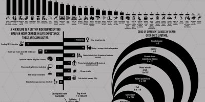 How Likely You Are To Die From Different Activities [Infographic]