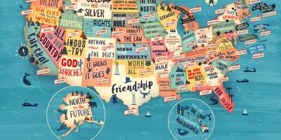 The Motto of Every US State Mapped