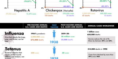 Vaccine Effectiveness for Serious Diseases [Infographic]