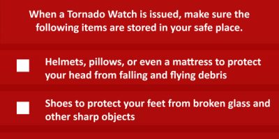 What To Do During a Tornado Watch [Infographic]