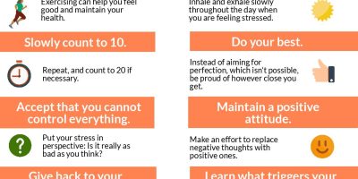 How to Deal with Stress & Anxiety [Infographic]