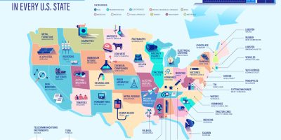 The Most Unique Import In Every US State [Infographic]