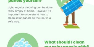 Guide to Cleaning Solar Panels [Infographic]