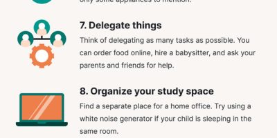 Being a Mom & Student: 14 Tips [Infographic]