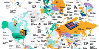 Every Country’s Most Uniquely Popular Toy [Infographic]