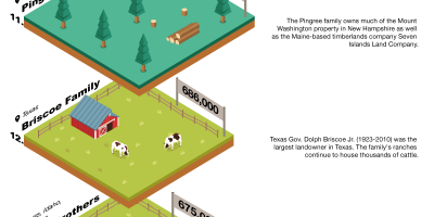 Who Owns the Most Land in the US? [Infographic]