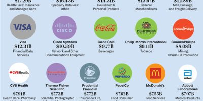Most Profitable Companies in Every Industry [Infographic]