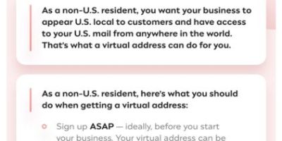 Tips for Non-US Resident Business Owners Needing a Virtual Address
