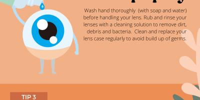 4 Tips for Contact Lens Use & Care [Infographic]