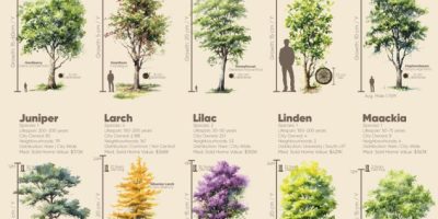 Trees of Edmonton Infographic Made with ChatGPT