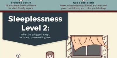 16 Ways To Stay Cool When Sleeping [Infographic]