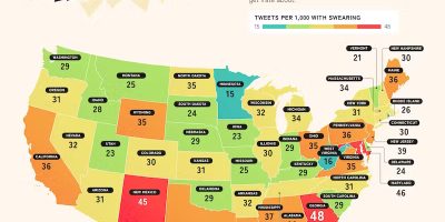 The States That Swear the Most [Infographic]