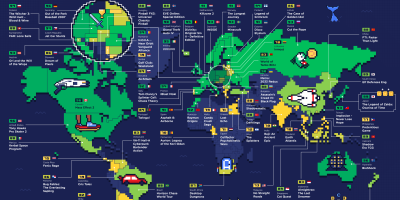 The Highest Rated Video Game from Every Country [Infographic]