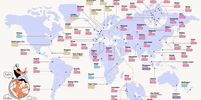 The Language Each Capital City Wants to Learn [Infographic]