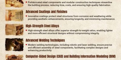 History of Steel In Construction [Infographic]