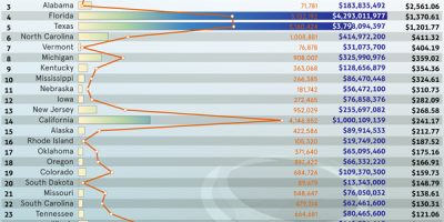 The US States Where Small Businesses Lost the Most Due to Natural Disasters [Infographic]