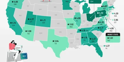 Best & Worst Places to Work for Apple [Infographic]