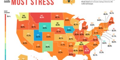 Cities Where Traffic Causes the Most Stress [Infographic]