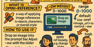 Midjourney Omni-Reference Cheat Sheet