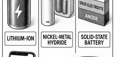LI-ion vs. NiMH vs. Solid State Batteries [visual