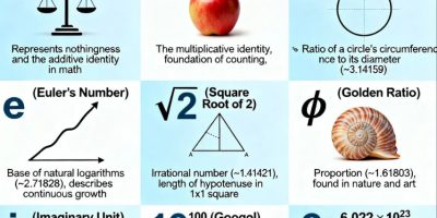 9 Fascinating Math Numbers [Infographic]