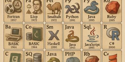 Periodic Table of Programming Languages [Infographic]