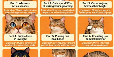 9 Interesting Facts About Cats [Infographic]
