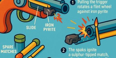 Pyrophoric Pistol: Forgotten Invention [Infographic]