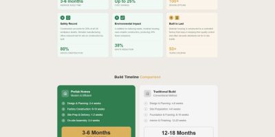 Modular Housing vs Traditional Housing [Infographic]